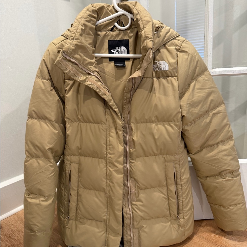 The North Face Women's Beige Puffer Jacket